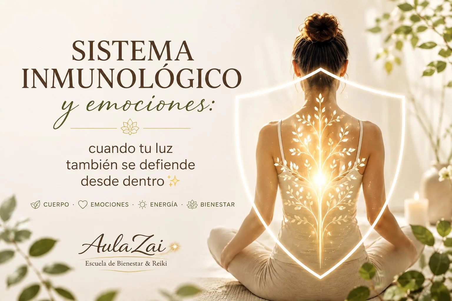 Lee más sobre el artículo 🍃Sistema inmunológico y emociones: cuando tu luz también se defiende desde dentro✨